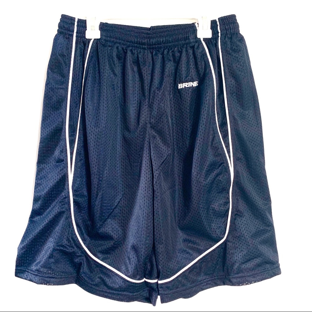 Mens Lacrosse Shorts Brine Medium Navy Blue NWT